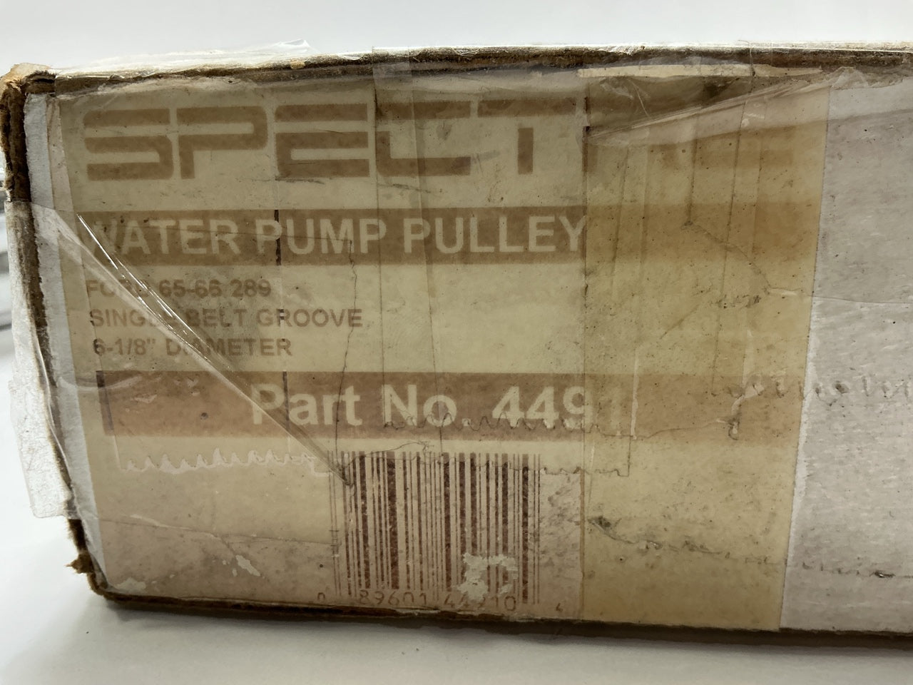 SMALL DENT Spectre Water Pump Pulley Single Groove Chrome 1965-1966 Ford 289 V8