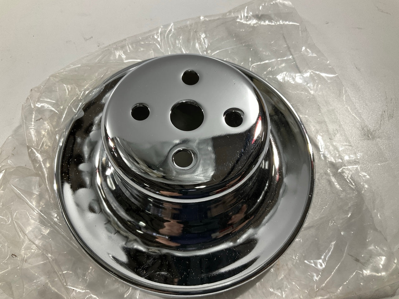 Spectre 4491 Water Pump Pulley Single Groove Chromed Steel 1965-1966 Ford 289 V8