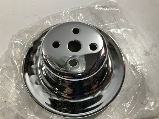 Spectre 4491 Water Pump Pulley Single Groove Chromed Steel 1965-1966 Ford 289 V8
