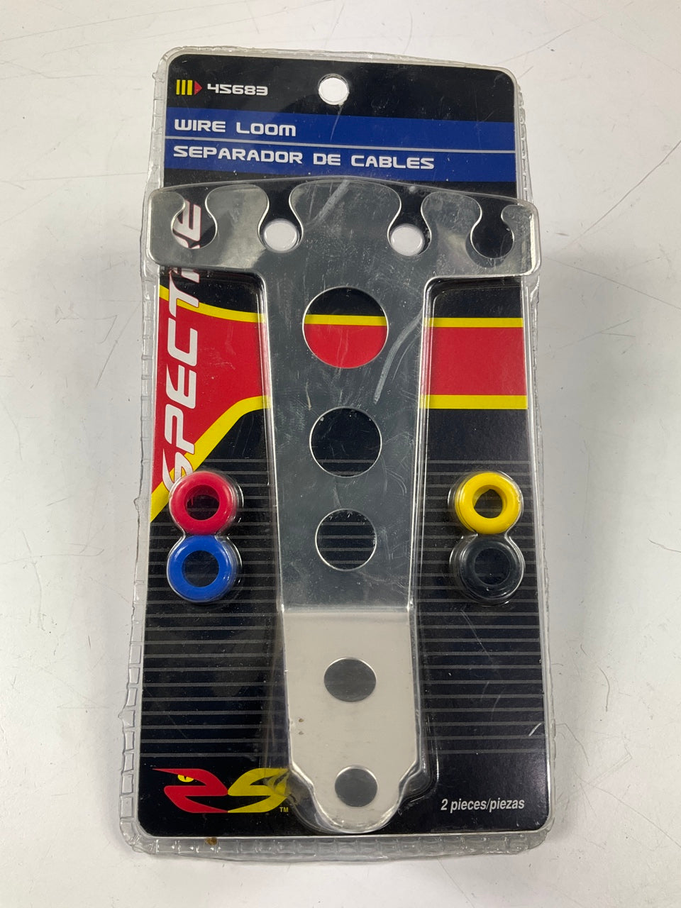 Spectre Performance 45683 Spark Plug Wire Holders Loom W/ Colored Grommets 2PACK