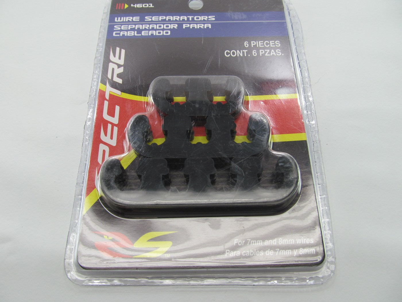 Spectre 4601 Spark Plug Wire Separators - Black 7-8mm