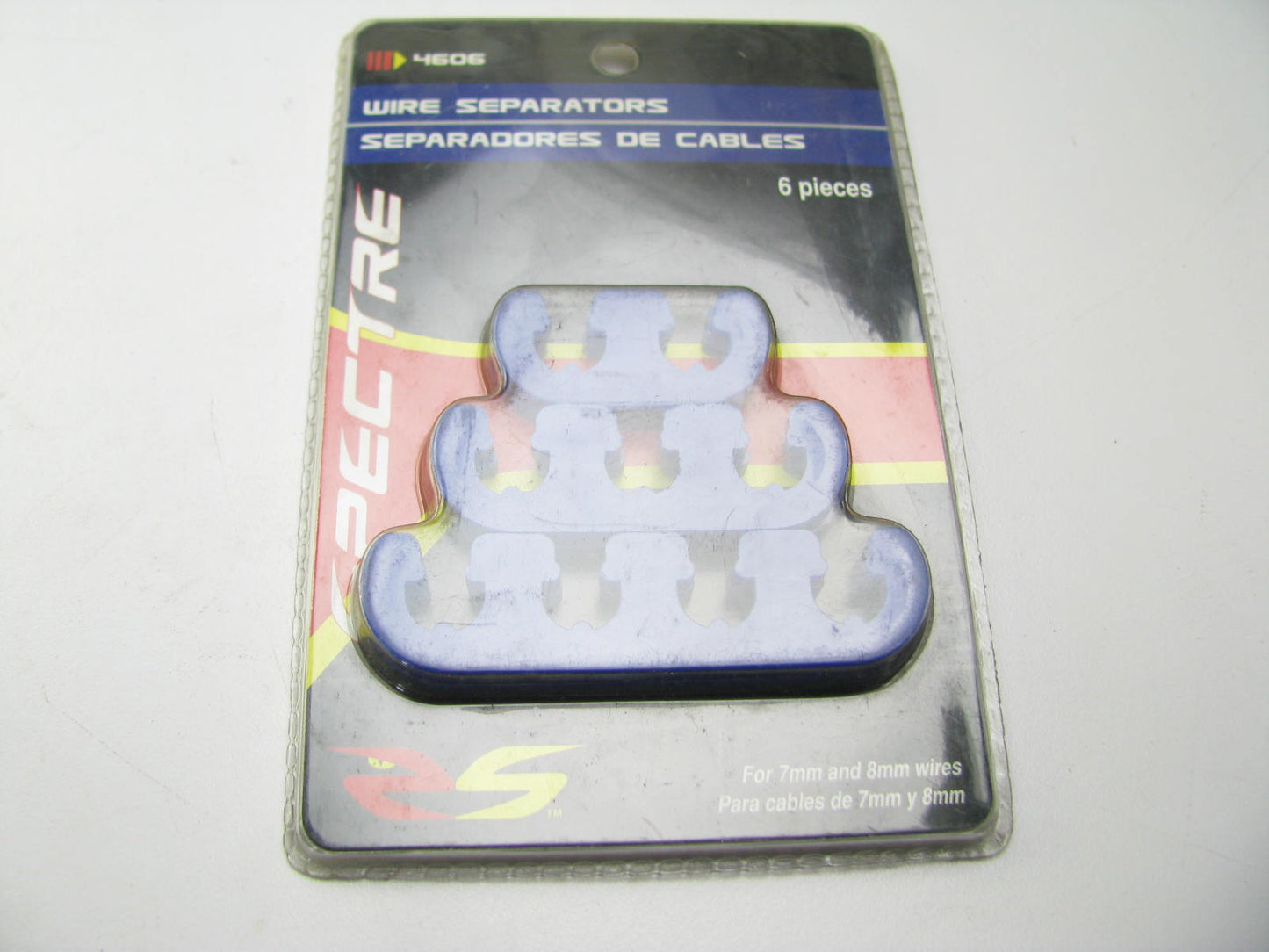 Spectre 4606 Spark Plug Wire Separator - Blue Nylon 8-8.8mm