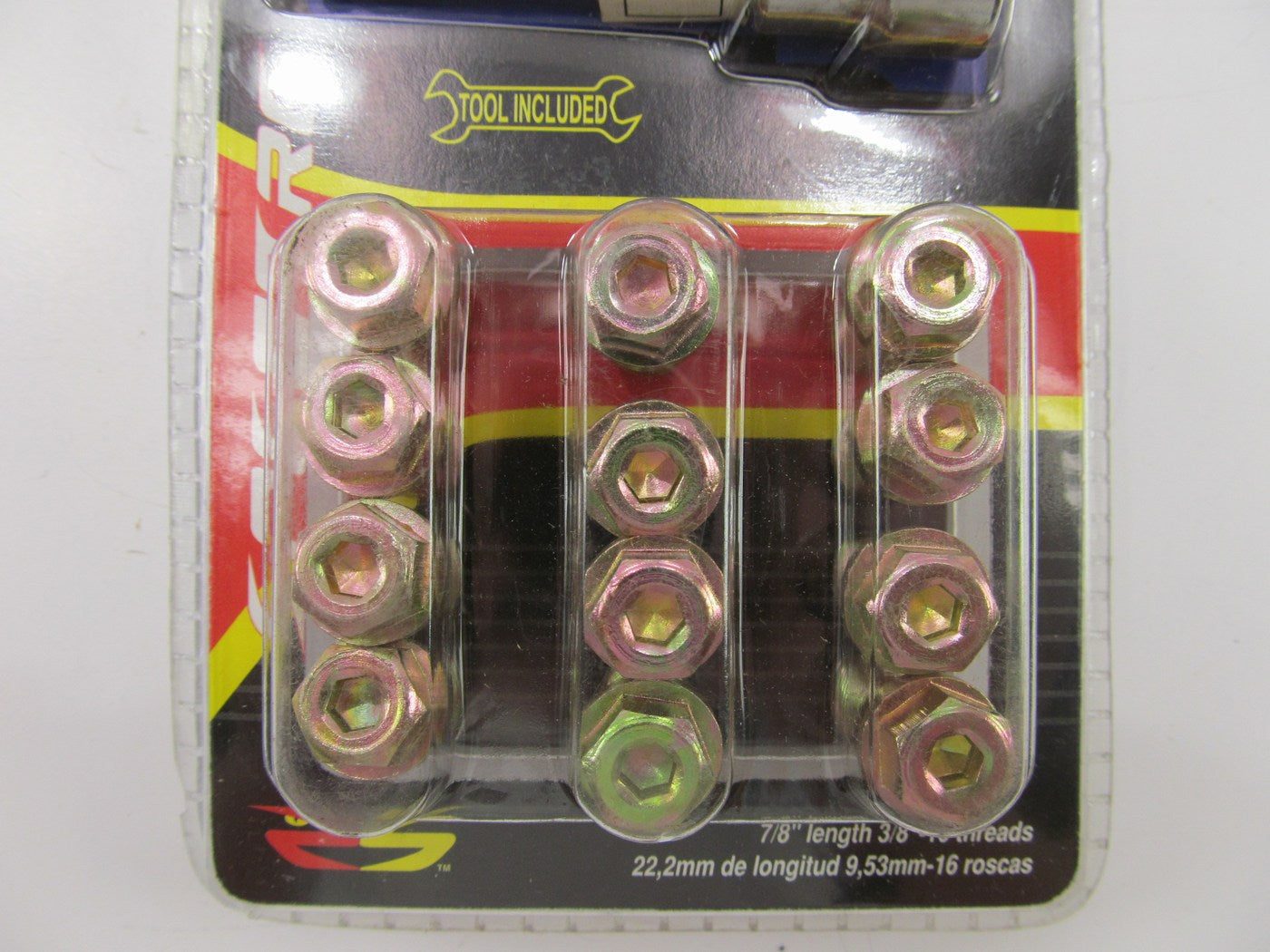 Spectre 46723 Exhaust Header Bolt Set Kit, 12 Pcs 3/8-16 X 7/8''