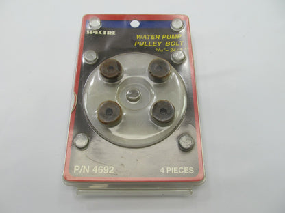 Spectre 4692 Aluminum Water Pump Pulley Bolts - 5/16''-24 X 1'' - Set Of 4