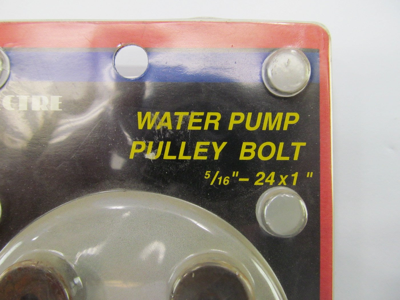 Spectre 4692 Aluminum Water Pump Pulley Bolts - 5/16''-24 X 1'' - Set Of 4