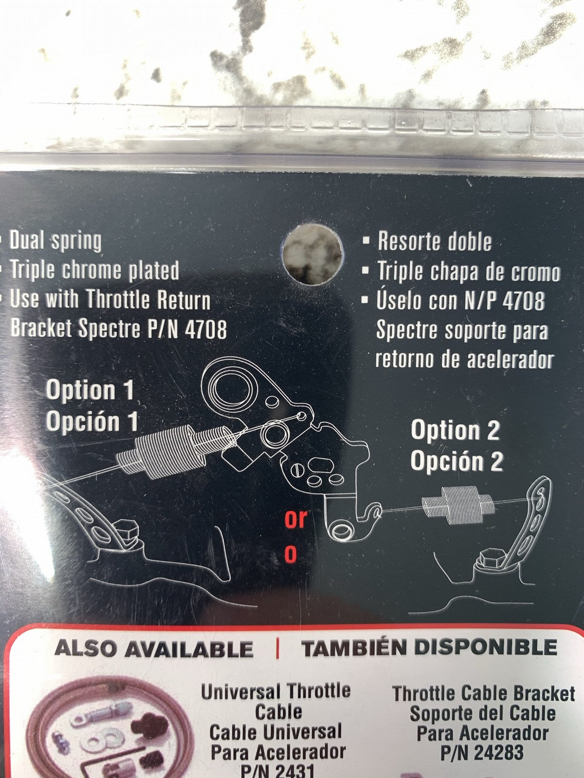 Spectre Performance 4700 Carburetor Throttle Return Spring