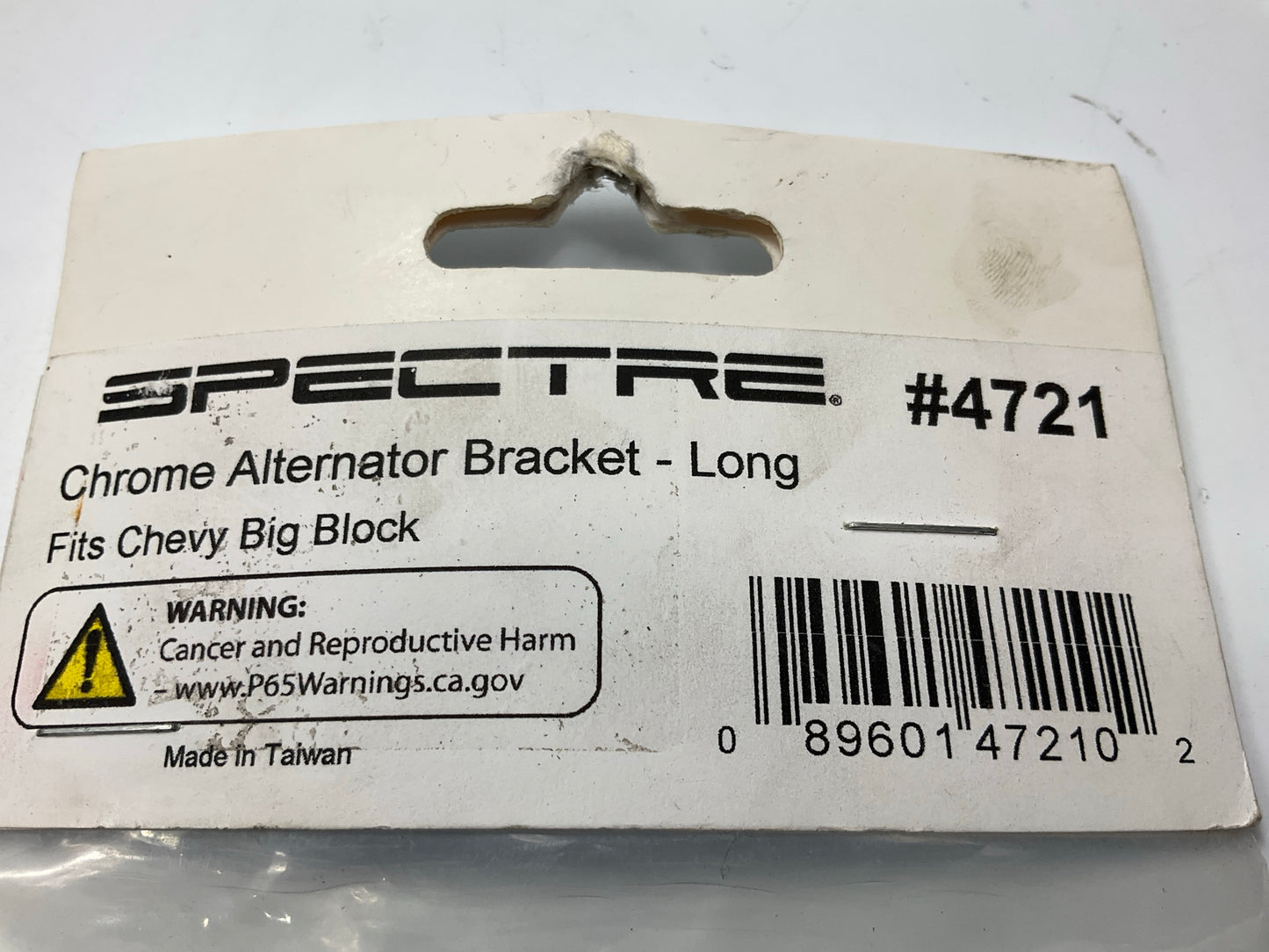 Spectre 4721 Chrome Alternator Bracket For Big Block Chevy 396 427 454 BBC V8
