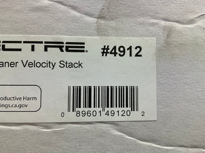 Spectre 4912 Velocity Stack Air Cleaner Assembly For 5-1/8'' Neck, 4-1/4'' Tall