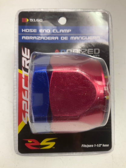 Spectre 5160 Red & Blue Magna-Clamp Hose Clamp For 1-1/2'' ID & AN-28 Hose