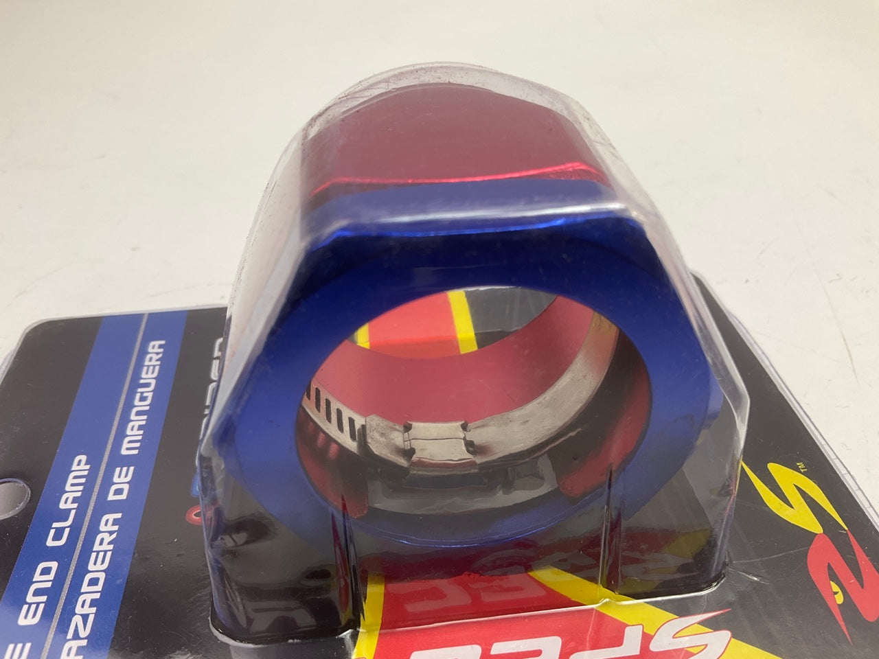 Spectre 5160 Red & Blue Magna-Clamp Hose Clamp For 1-1/2'' ID & AN-28 Hose