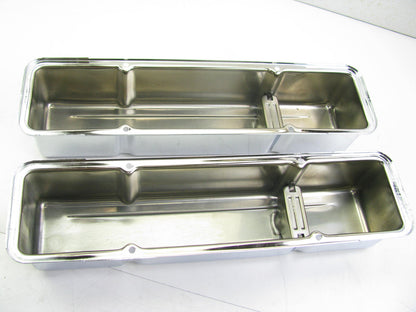 Spectre 5210 Chrome Tall Engine Valve Covers For 1965-86 Chevrolet GMC 283-400