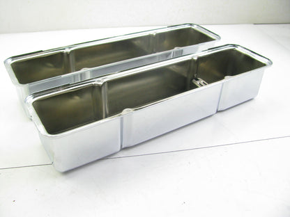 Spectre 5210 Chrome Tall Engine Valve Covers For 1965-86 Chevrolet GMC 283-400