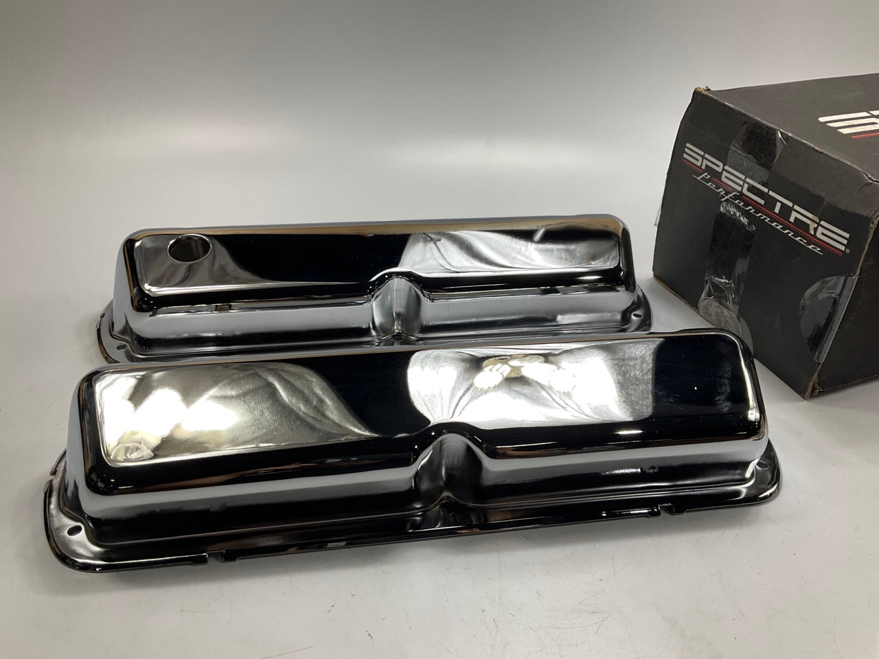 Spectre 5265 - Chrome Engine Valve Covers 1986-1995 Ford SBF 5.0L