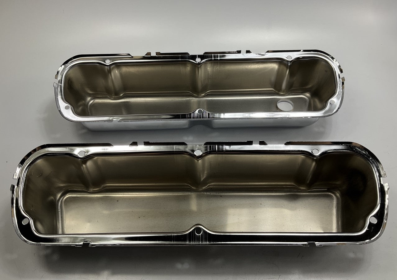 Spectre 5265 - Chrome Engine Valve Covers 1986-1995 Ford SBF 5.0L