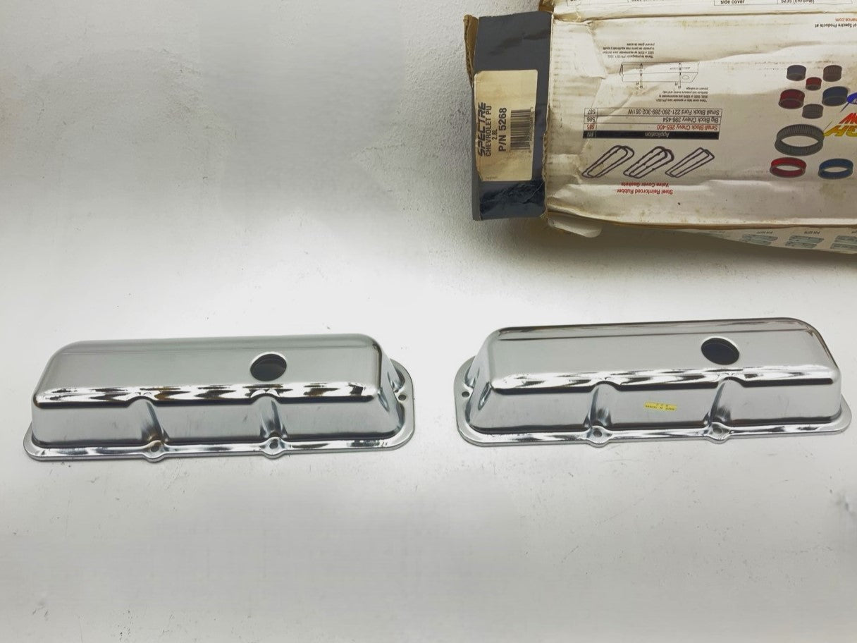Spectre 5268 Chrome Valve Covers - Chevy GMC 2.8L V6