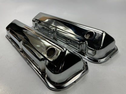 Spectre 5270 Chrome Plated Engine Valve Covers - Ford FE 332-428 V8