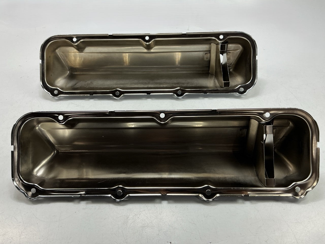 Spectre 5270 Chrome Plated Engine Valve Covers - Ford FE 332-428 V8
