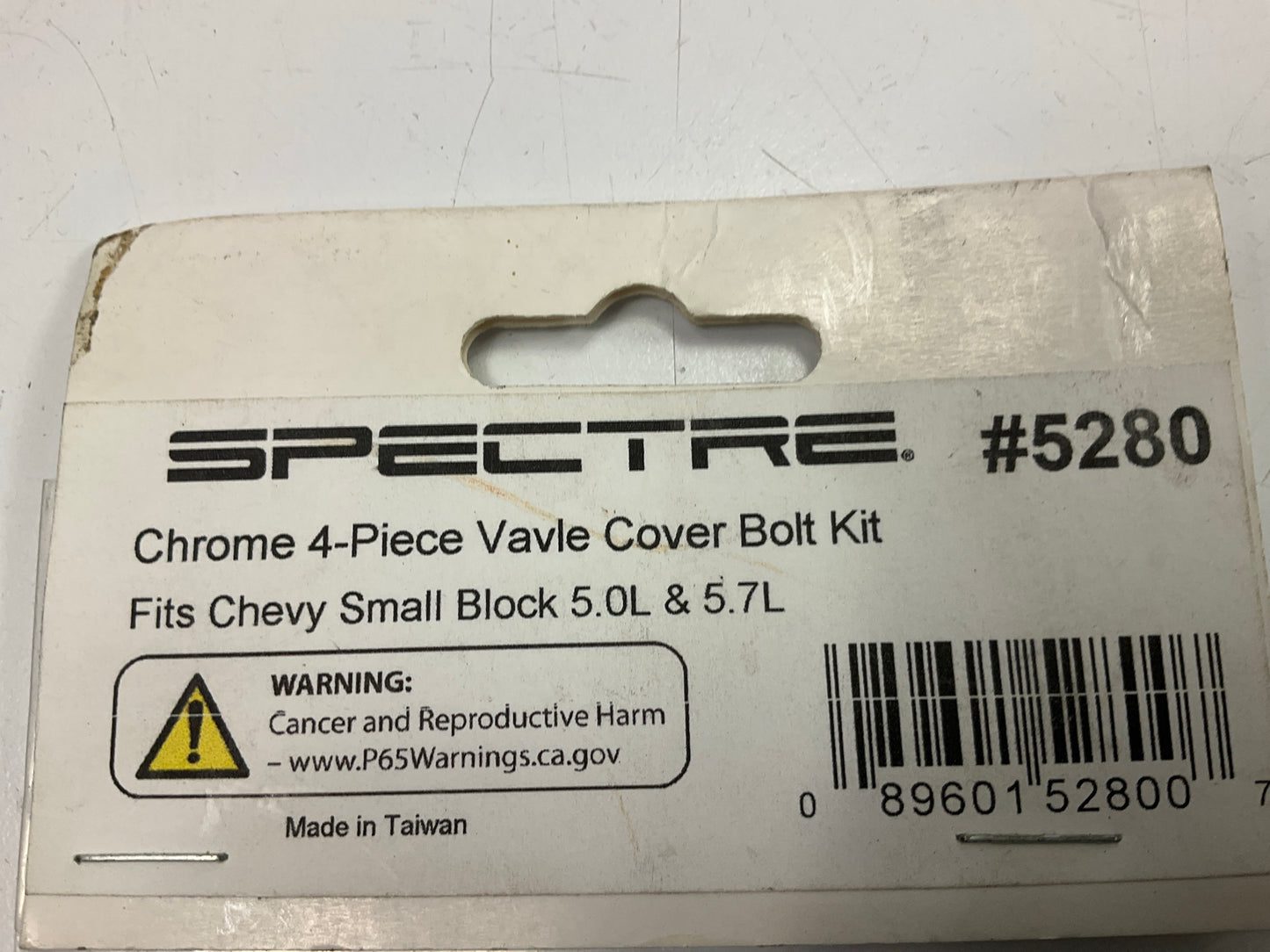 Spectre 5280 Engine Valve Cover Bolt Kit - Small Block Chevy SBC V8