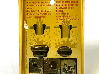 SPECTRE 5333 Baffled PCV Breather Rubber Grommets 1.250'' OD