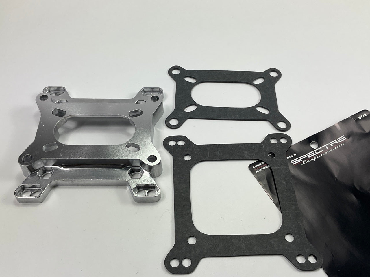 MISSING HARDWARE - Spectre 5772 Aluminum Carburetor Adapter Kit - 2-BBL To 4-BBL