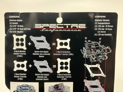 MISSING HARDWARE - Spectre 5772 Aluminum Carburetor Adapter Kit - 2-BBL To 4-BBL
