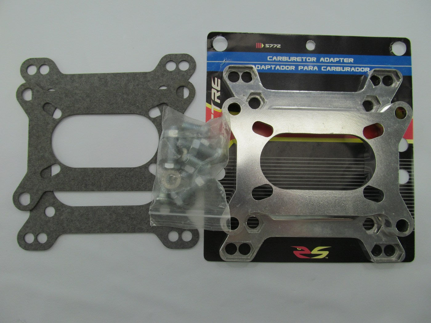 Spectre 5772 Aluminum Carburetor Adapter Kit - 2-BBL To 4-BBL
