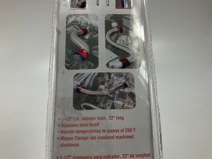 OPEN BOX - Spectre Performance 1-1/2'' X 22'' Stainless Steel Flex Radiator Hose