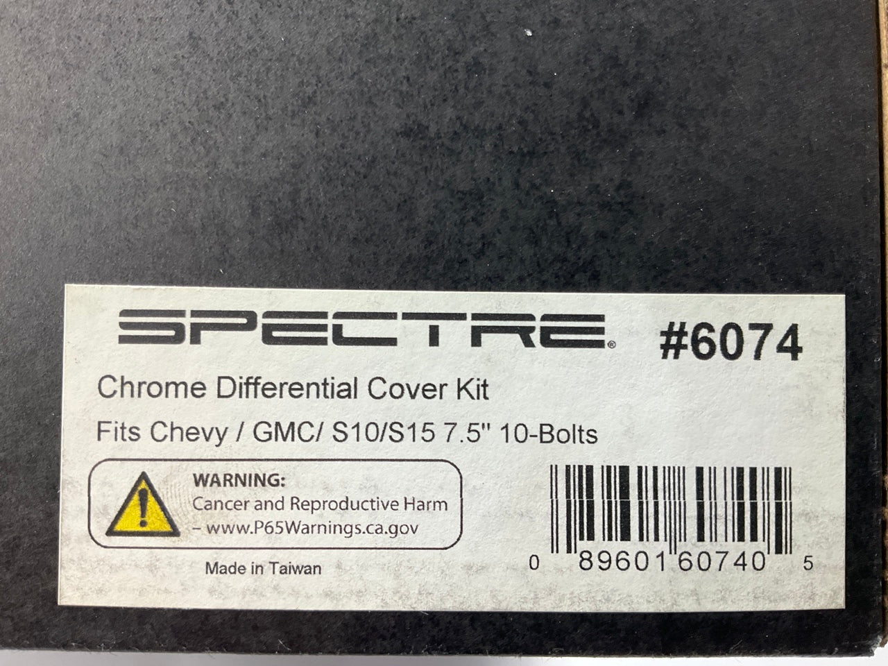 Missing All The Bolts - Spectre 6074 Chrome Differential Cover GM 7.5'' 10 Bolt