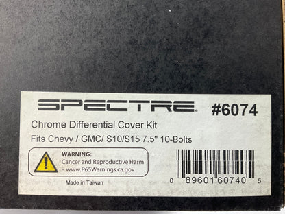 Missing All The Bolts - Spectre 6074 Chrome Differential Cover GM 7.5'' 10 Bolt