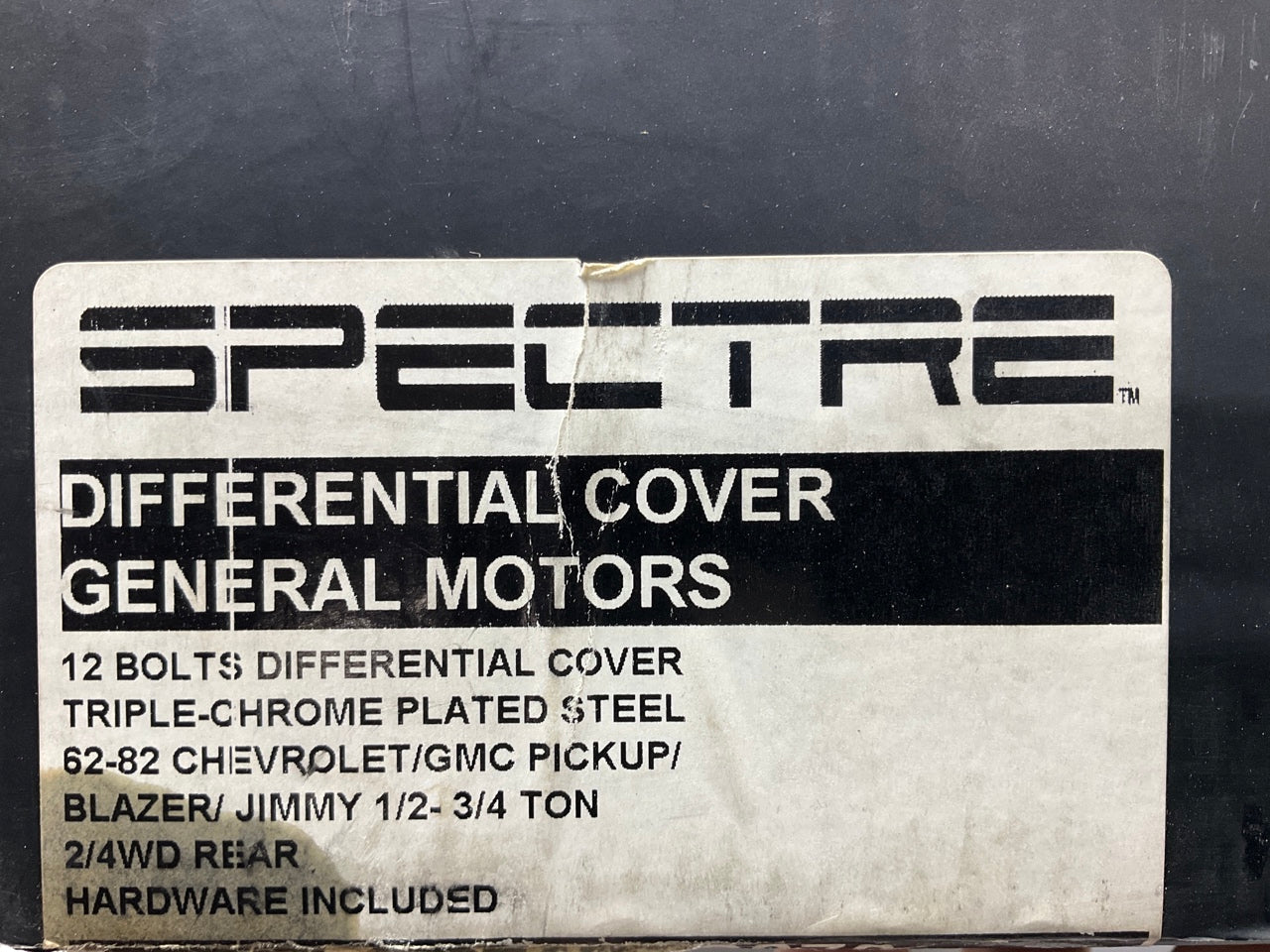 Missing Hardware  Spectre 6076 Chrome Plated Steel Differential Cover GM 12-Bolt