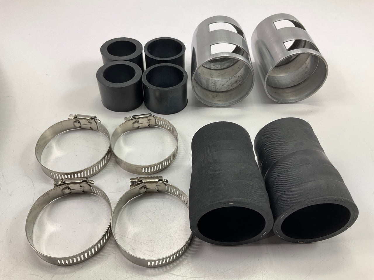 Spectre 48'' Universal Stainless Steel Radiator Water Hose Kit W/ Polished Caps