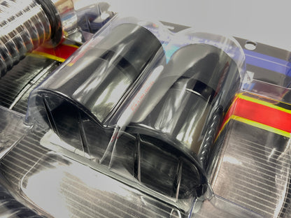 20'' Flexible Upper / Lower Radiator Hose& Stainless Steel W/ Chrome Caps