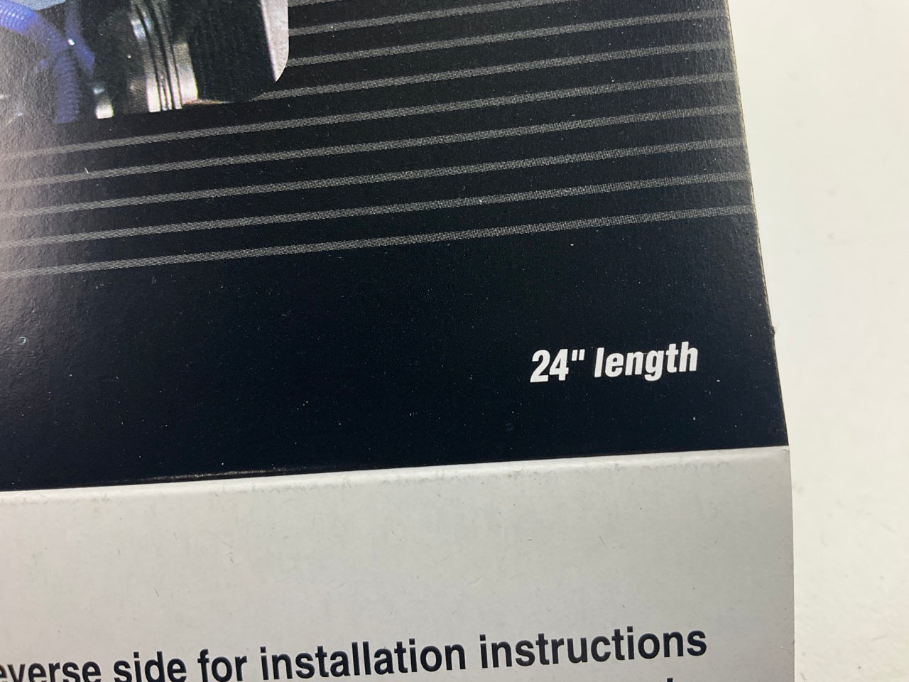 24'' Flexible Upper / Lower Radiator Hose& Stainless Steel W/ Chrome Caps