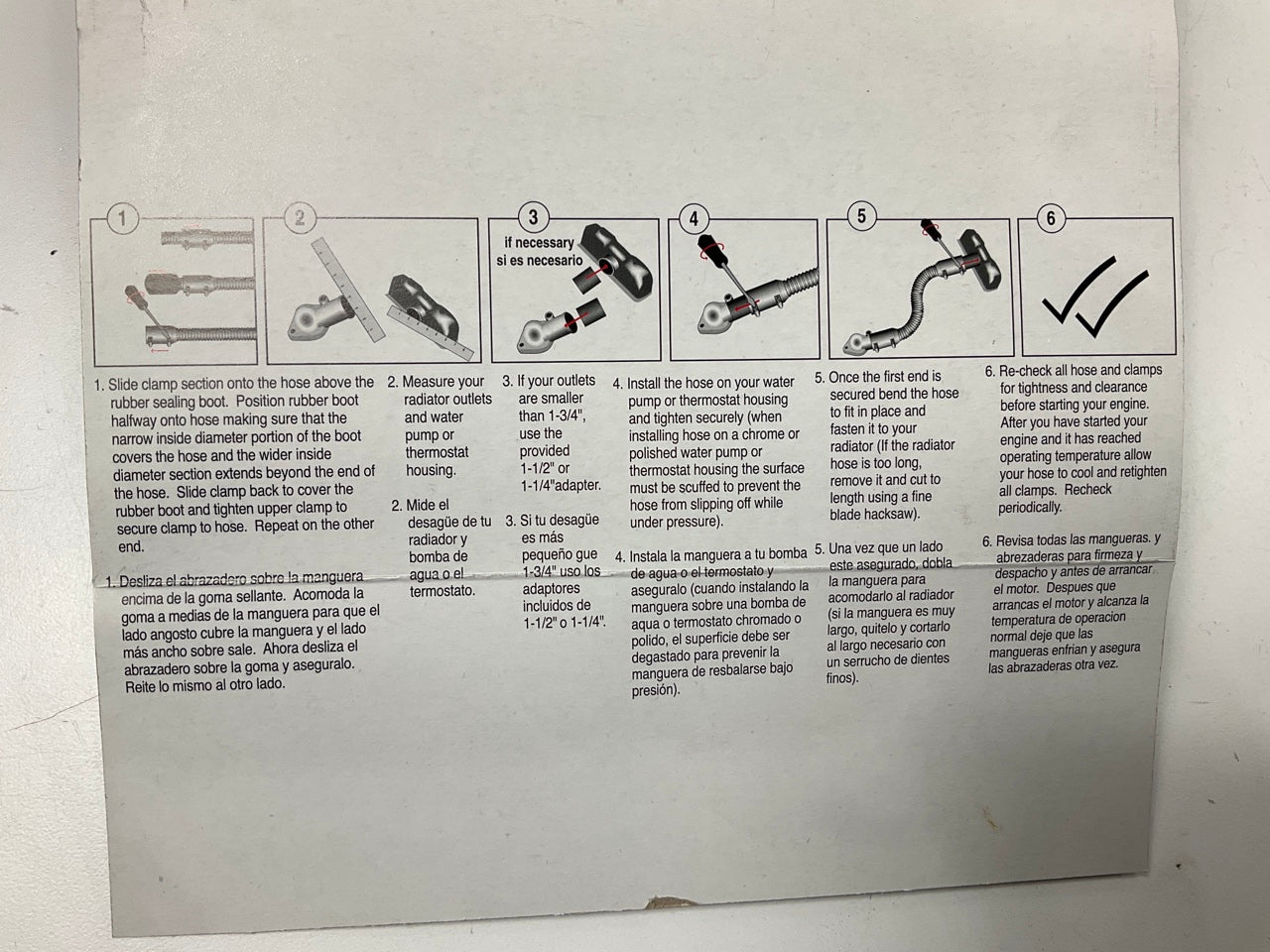 Spectre 7781 Stainless Steel Chrome Radiator Hose Kit - 24'', WITHOUT CLAMPS