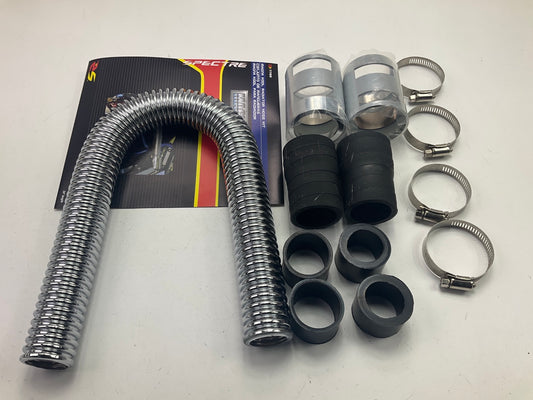 Spectre 7789 Stainless Steel Radiator Hose Kit: 24'' Long, 1-1/4'', 1-1/2'', 1-3/4''