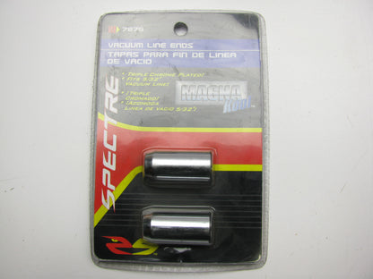 Spectre 7878 5/32'' Triple Chrome Plated Vacuum Line Magna Kool Hose Ends (2 Pcs)