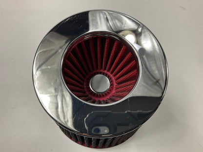 Spectre 8132L High Performance Round Tapered Air Filter - 4'' Flange, 6'' Base