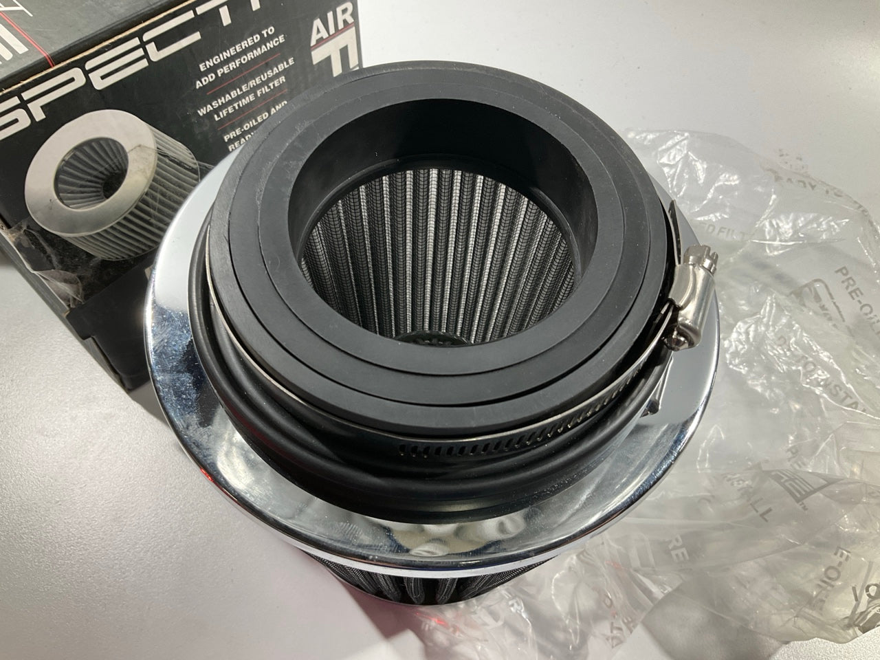 Spectre 8138 Cold Air Intake Air Filter - 3'', 3.5'' Or 4'' Inlet, 6.75'' Tall