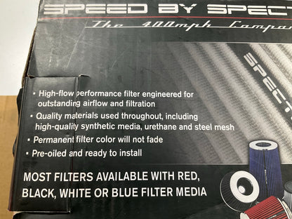 Spectre 8138 Cold Air Intake Air Filter - 3'', 3.5'' Or 4'' Inlet, 6.75'' Tall