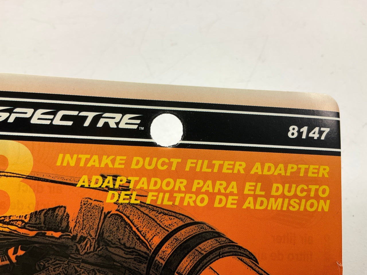 Spectre 8147 Air Filter Duct Adapter For Adapting 813x, 816x, 973x Series Filter