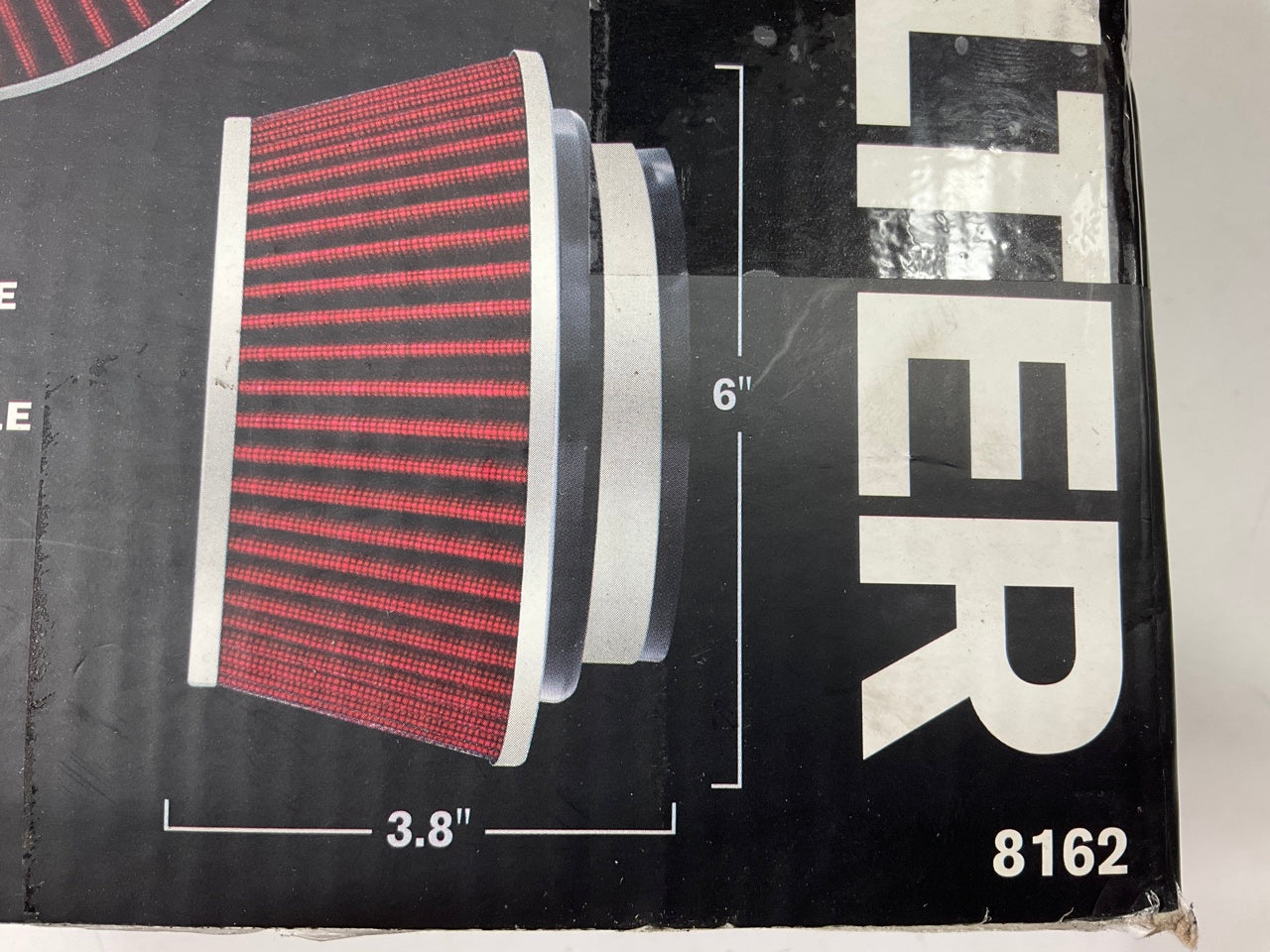 MISSING CLAMP Spectre 8162 Cold Air Intake High-flow Air Filter 3''/3.5''/4'' Inlet