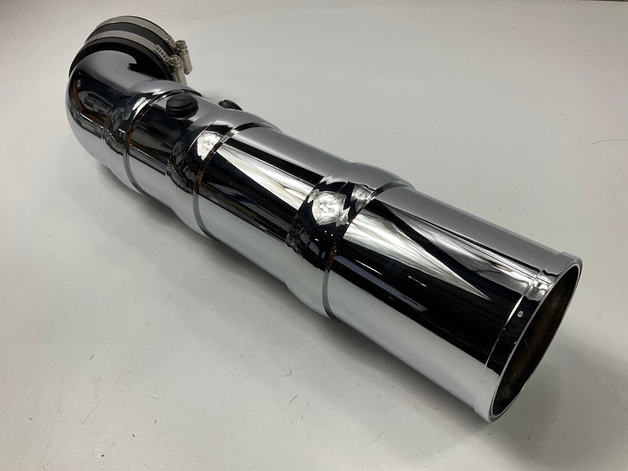 Spectre 8208 3'' 76mm Cold Air Intake Hose Tube Kit Plastic Chrome