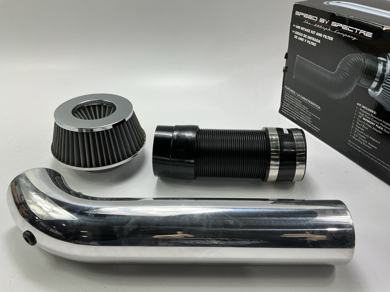 Missing All Hardware, Spectre 8220 UNIVERSAL 3'' Cold Air Intake System W/ Filter