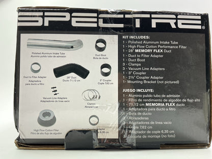 Missing All Hardware, Spectre 8220 UNIVERSAL 3'' Cold Air Intake System W/ Filter