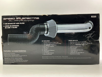 Missing All Hardware, Spectre 8220 UNIVERSAL 3'' Cold Air Intake System W/ Filter