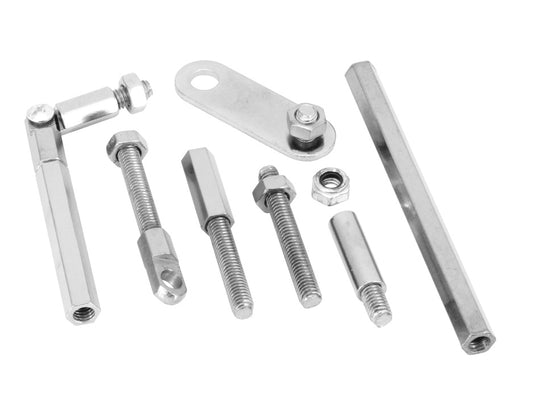 Spectre 8701 Universal 3'' 4'' Air Intake Tube Adjustable Mounting Bracket Kit