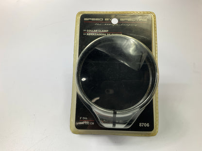 SPECTRE 8706 Cold Air Intake 3'' 76mm Clamp Connector Collar (ABS Plastic Chrome)