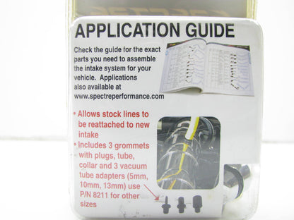 Spectre 8707 Air Intake Vacuum / Sensor Tube 3'' OD 2.875'' Tall