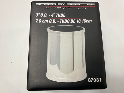 Spectre 87081 Chrome ABS Air Intake Straight Tube - 3'' OD X 4'' Long