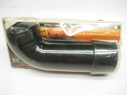 Spectre 8741 Performance Black 3'' Flexible Air Duct Hose - Bend To Any Shape